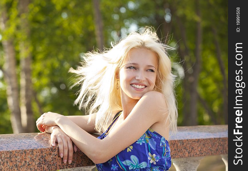 Beautiful Young blonde girl with long hair. Beautiful Young blonde girl with long hair