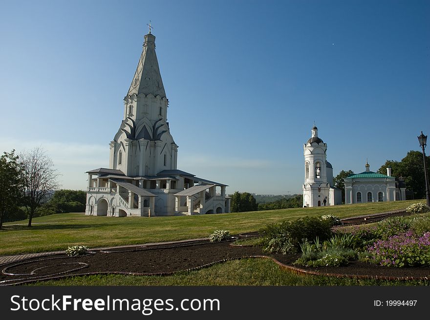 Old homestead in park of Moscow