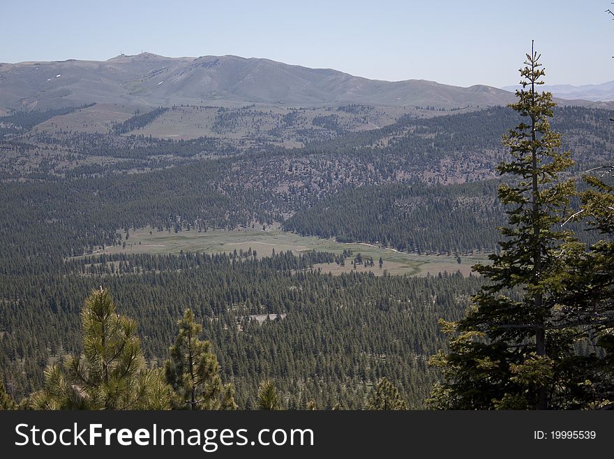 Desert mountain range