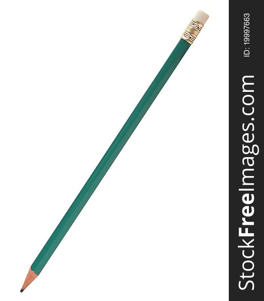 Pencil isolated on pure white background