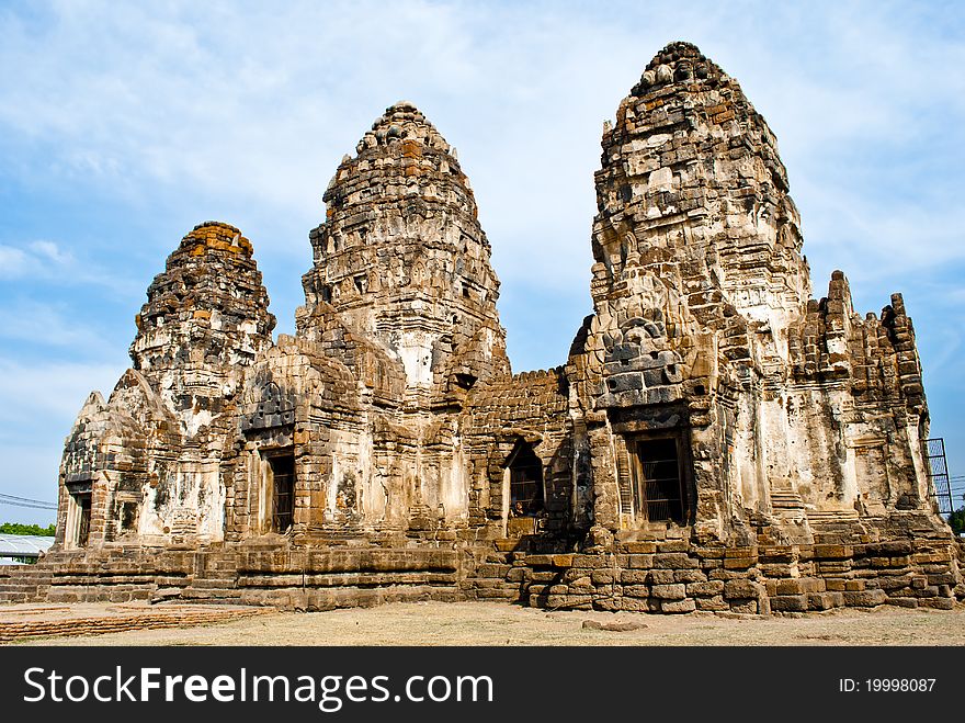 The scene of Thailand about Antique Pagoda