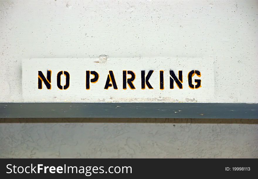 No Parking Sign