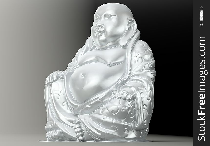 Three dimensional Shape Buddha,Dharma