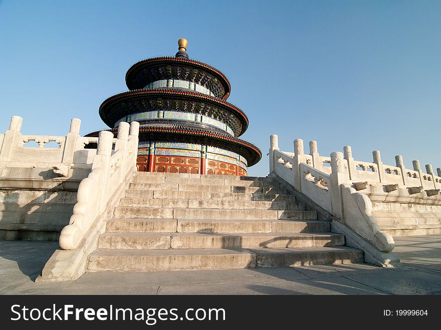 The Temple of heaven in Beijing China