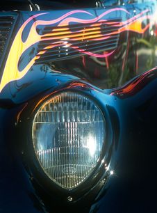 Roadster Headlight Stock Photos