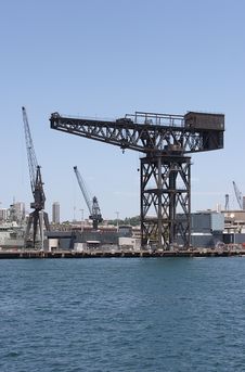 Dockyard Crane Royalty Free Stock Image Dockyard Crane Royalty Free Stock Image