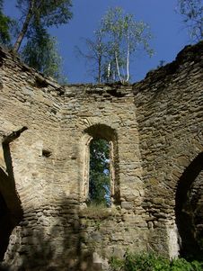 Ruins Of Orthodox Church Royalty Free Stock Photography Ruins Of Orthodox Church Royalty Free Stock Photography