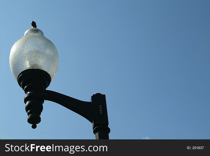 Standard lamp and sky