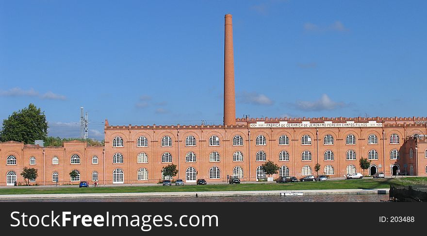 Old brick and ceramic factory. Old brick and ceramic factory