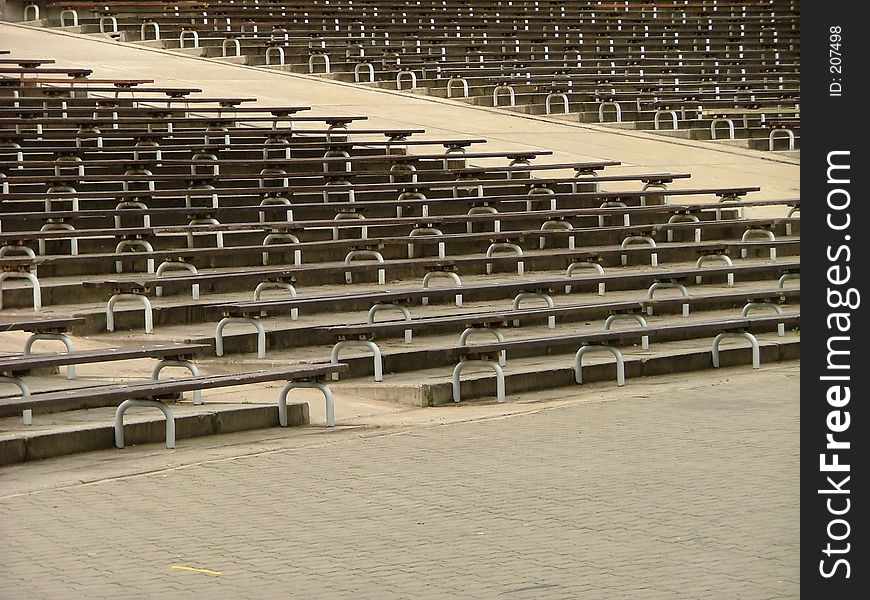 Empty seating area