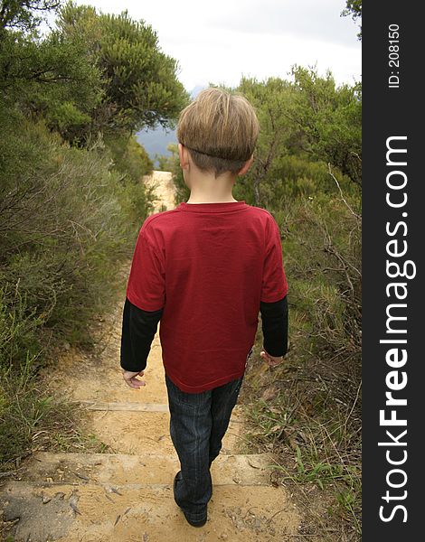 Walking a sandstone track in the mountains Browse more of my Kids Pics. Walking a sandstone track in the mountains Browse more of my Kids Pics