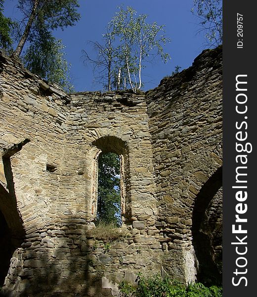 Ruins of orthodox church