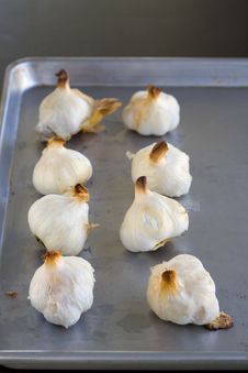 Garlic Bulbs Roasted Stock Photography Garlic Bulbs Roasted Stock Photography