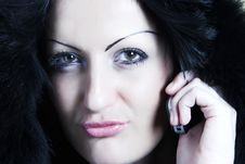 Woman Calling By Mobile Phone Royalty Free Stock Photos Woman Calling By Mobile Phone Royalty Free Stock Photos