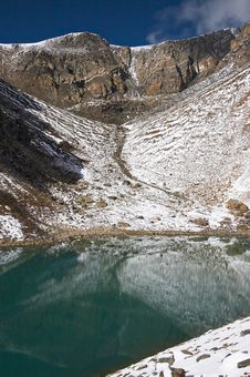 Turquoise Lake And Mountains. Stock Photography Turquoise Lake And Mountains. Stock Photography