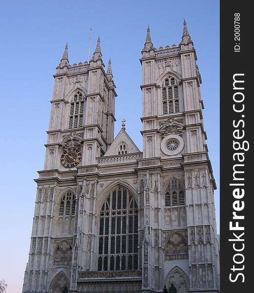 This image depicts Westminster Abbey.