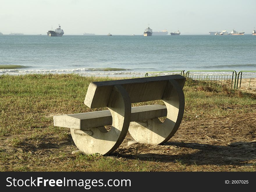Bench by the Beach