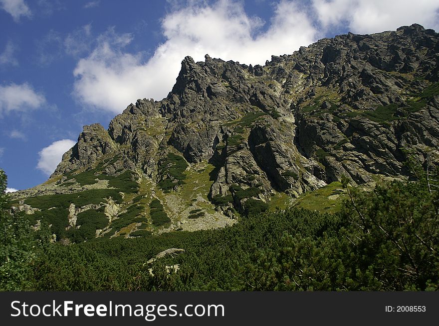 Mountains of High Tatras in Slovakia