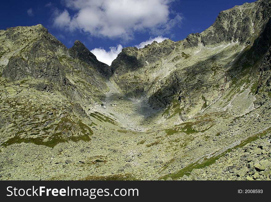 Mountains of High Tatras in Slovakia