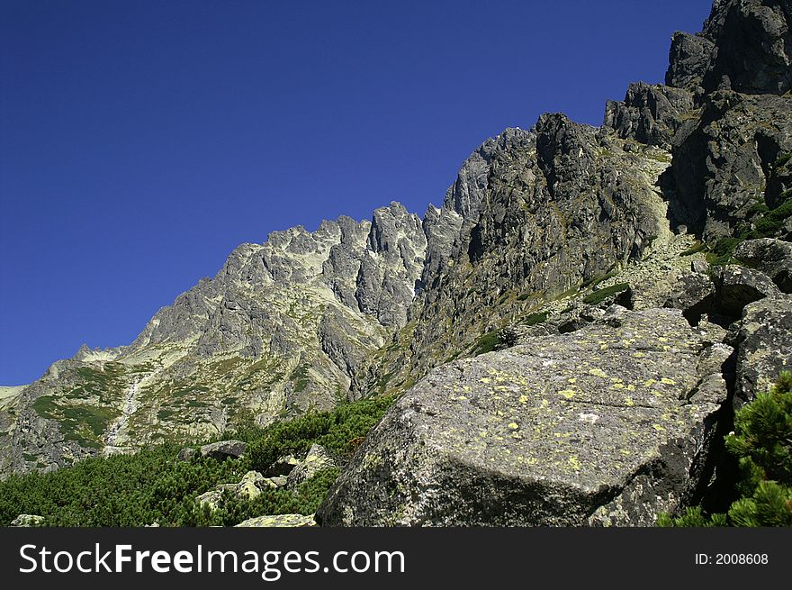 Mountains of High Tatras in Slovakia