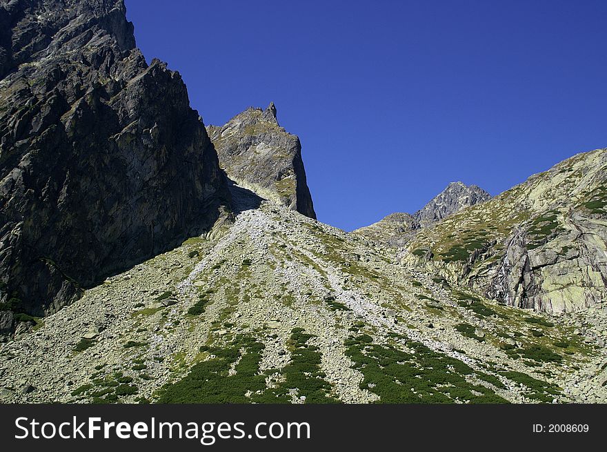 Mountains of High Tatras in Slovakia