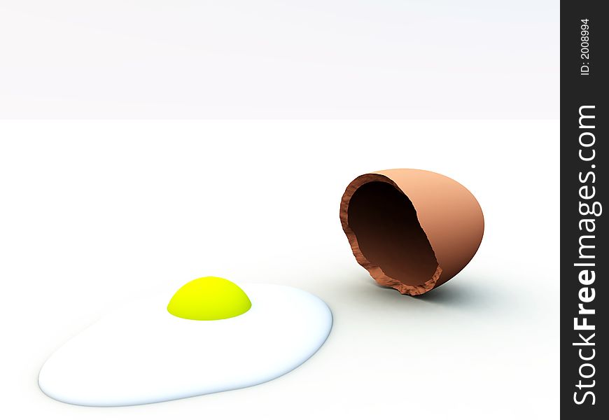 A image of a broken egg this image is suitable for images relating to Easter and food. A image of a broken egg this image is suitable for images relating to Easter and food.