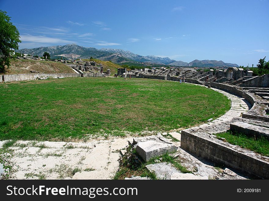 Croatia, Ruins, Amphitheatre