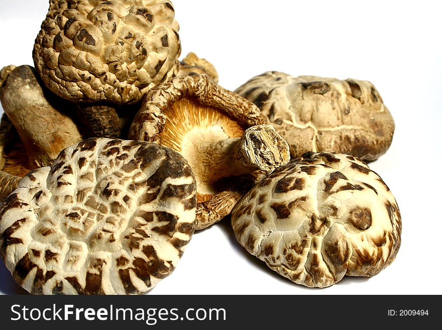 Close up of dried shiitake mushroom from china. Close up of dried shiitake mushroom from china