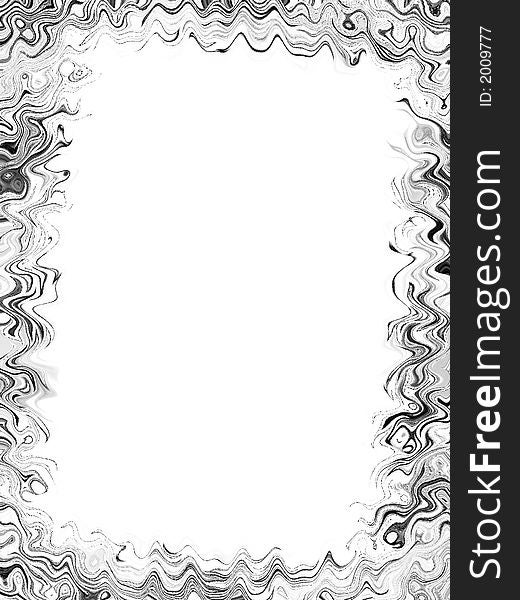 Squiggly Lines Photo Frame