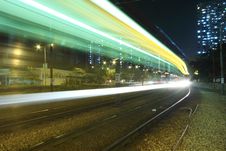 Traffic In Hong Kong, Light Rail. Stock Photo Traffic In Hong Kong, Light Rail. Stock Photo