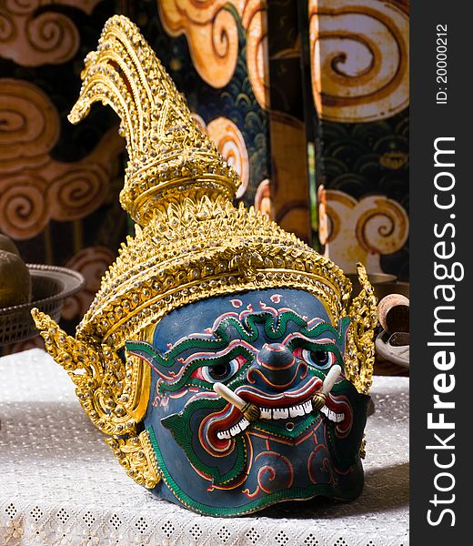 Kind of Thai drama mask