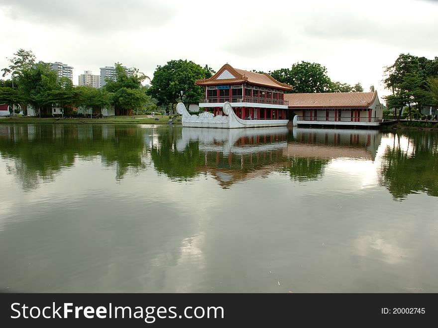 Chinese garden at jurong lake, singapore