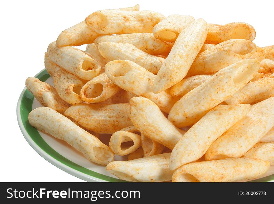 Snack isolated on a white background