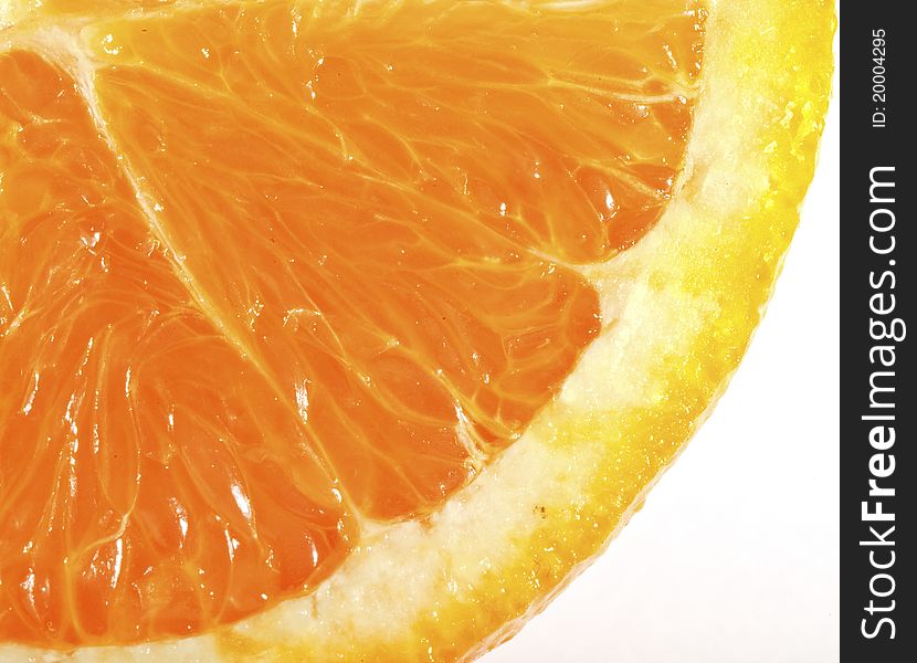 Fresh orange close up as background