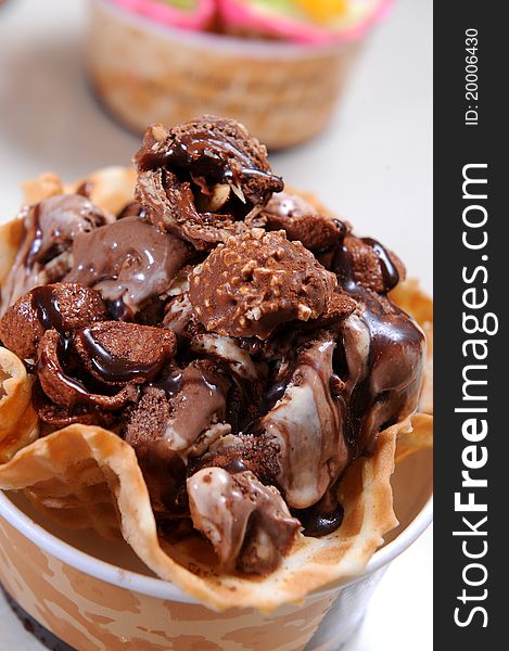 Chocolate icecream