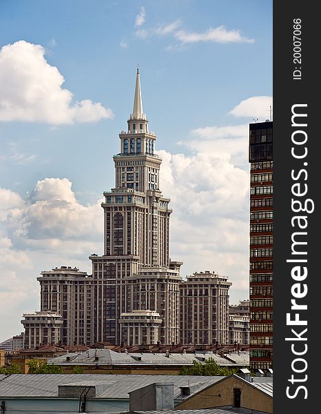 New Modern Scyscreper In Moscow