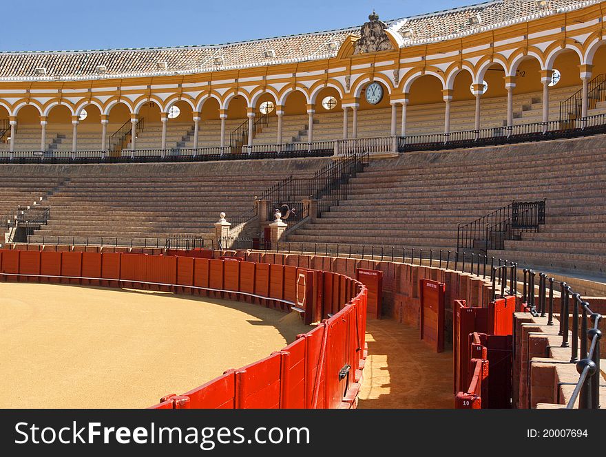 Oldest Bullfighting ring in Spain, Seville The Plaza de Toros de la Maestranza