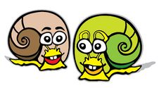 Snails Royalty Free Stock Images