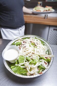 Take Out Caesar Salad Royalty Free Stock Images Take Out Caesar Salad Royalty Free Stock Images