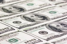 Hundred US Dollars Close Up Stock Images Hundred US Dollars Close Up Stock Images