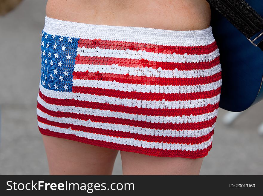 American Flag Skirt