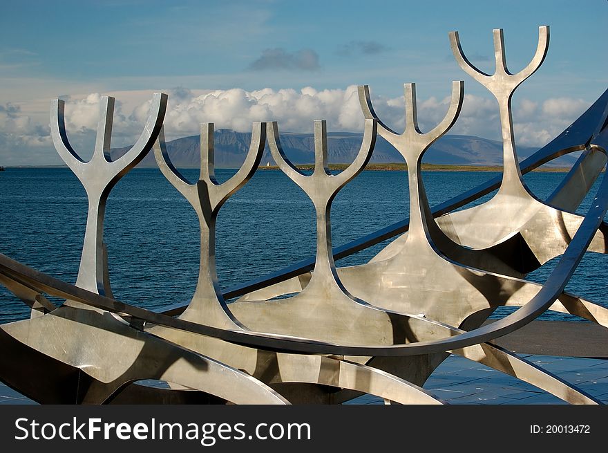 Solfar (Sun Voyager) In Reykjavik, Iceland