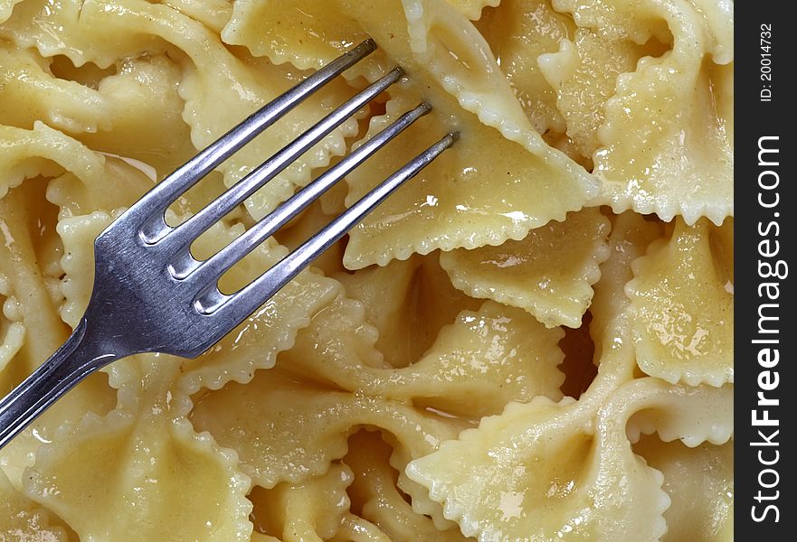 A fork and pasta everyday