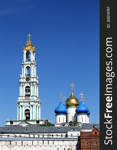 Domes of the Holy Trinity Sergius Lavra