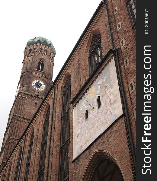 The Frauenkirche in Munich Germany. The Frauenkirche in Munich Germany