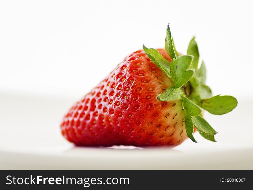 Appetizing strawberry with fresh air and some wonderful colors