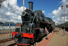 Ancient Steam Locomotive Royalty Free Stock Photos Ancient Steam Locomotive Royalty Free Stock Photos