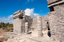 Tulum Maya Ruins Yucatan Peninsula, Mexico. Royalty Free Stock Photo Tulum Maya Ruins Yucatan Peninsula, Mexico. Royalty Free Stock Photo