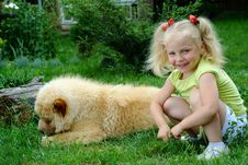 The Small Blonde With A Naughty Smile Stock Photography The Small Blonde With A Naughty Smile Stock Photography