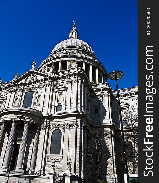 St Pauls Cathedral, London, England in United Kingdom. St Pauls Cathedral, London, England in United Kingdom